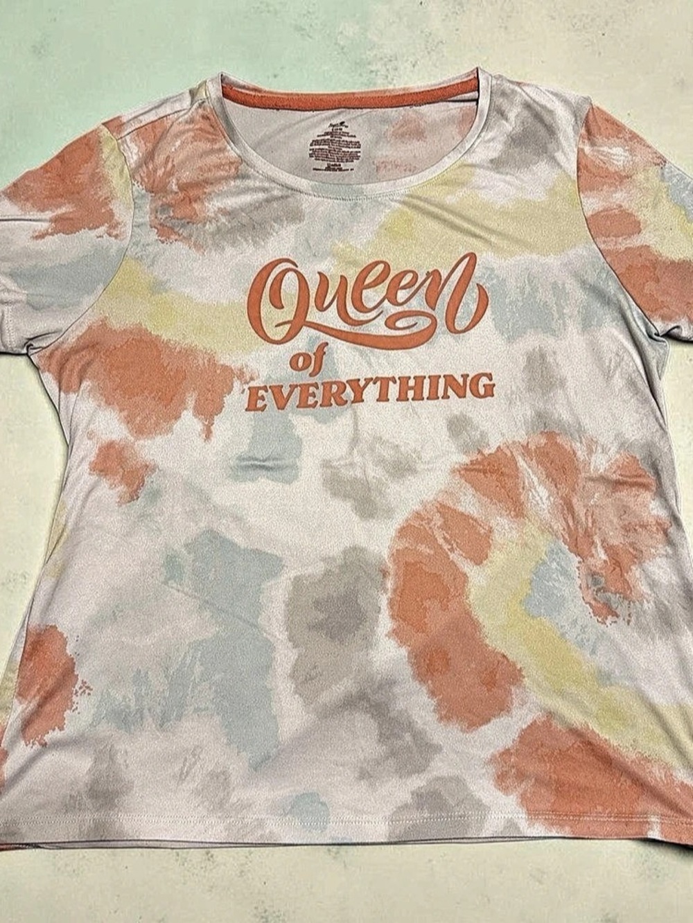 Secret Treasures Queen of Everything Tie-Dye Pajama Top